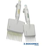 SOCOREX 可调容量移液器 855系列十二头精密微量移液器 0.5-10μl （855.12.010）